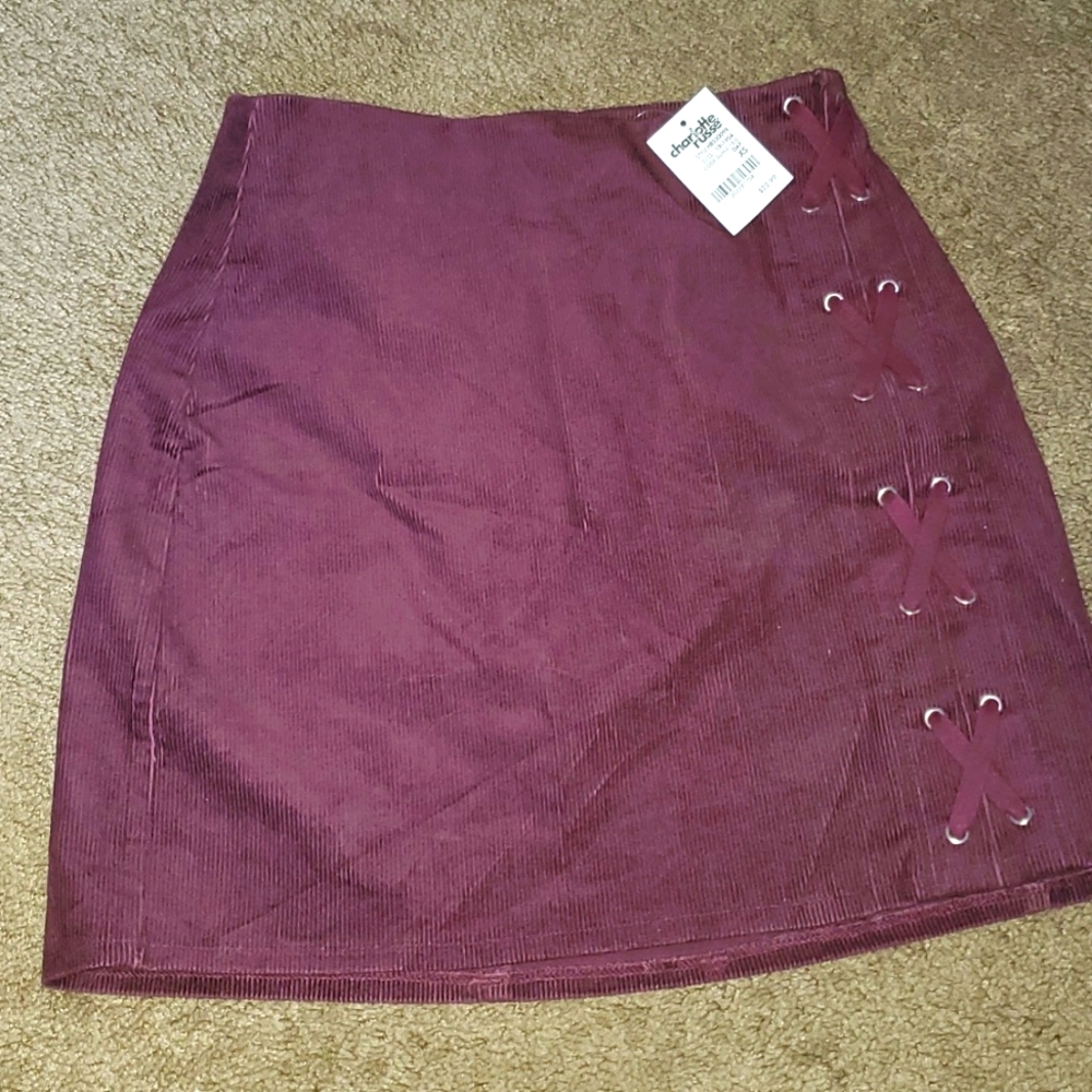 NWT suede skirt
